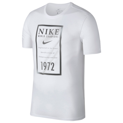 white and gold nike shirt