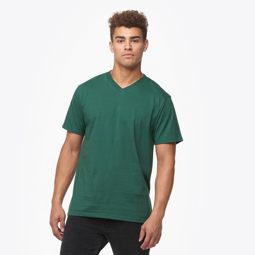 CSG Basic V-Neck S/S T-Shirt - Men's - Casual - Clothing - Emerald