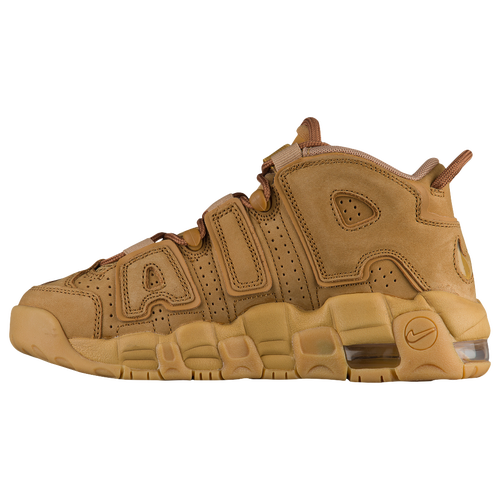 Nike Air More Uptempo - Boys' Grade School - Basketball - Shoes - Flax ...