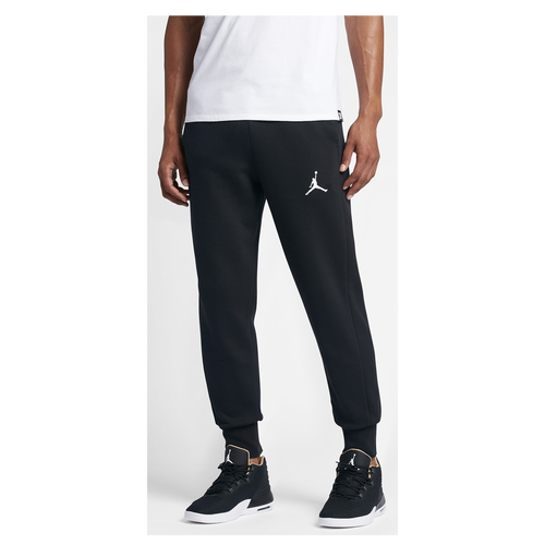 Jordan Flight Fleece WC Pants - Men's - Basketball - Clothing - Black/White