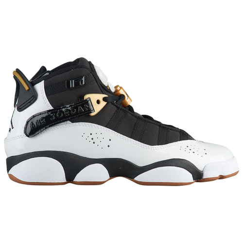 Jordan 6 Rings - Girls' Grade School - Basketball - Shoes - White/Black ...