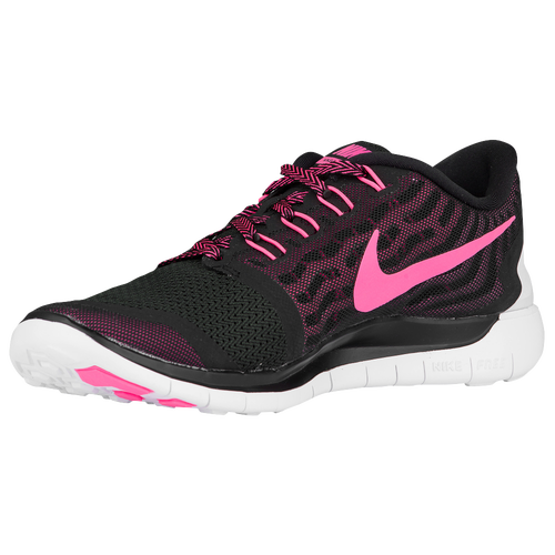 Nike Free 5.0 2015 - Women's - Running - Shoes - Black/Pink Foil/Pink ...