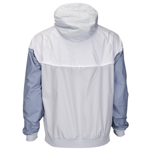nike windbreaker white and grey
