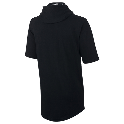 Nike Air Short Sleeve Hoodie - Men's - Casual - Clothing - Black