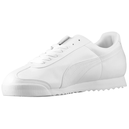 PUMA Roma Basic - Men's - Training - Shoes - White/Light Grey