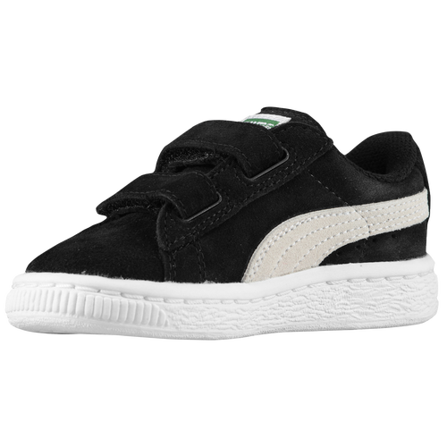 PUMA Suede Classic - Boys' Toddler - Casual - Shoes - Black/White
