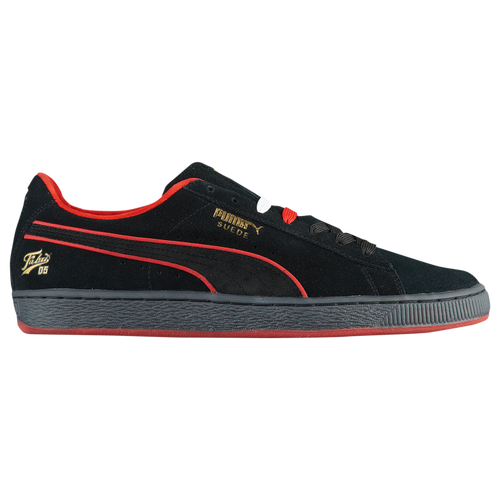 puma suede red