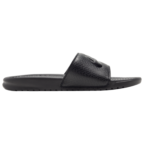 Nike Benassi JDI Slide - Men's - Casual - Shoes - Black/Black/Black