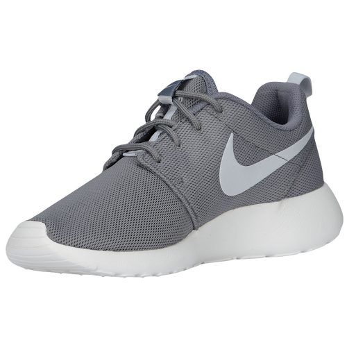 nike roshe grey and white