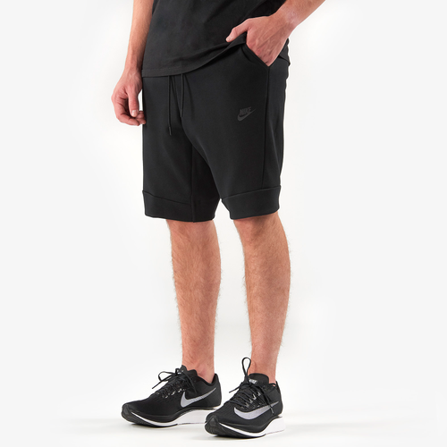 Nike Tech Fleece Shorts - Men's - Casual - Clothing - Black/Black/Black