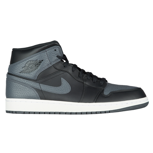 Jordan AJ1 Mid - Men's - Basketball - Shoes - Black/Dark Grey/Summit White