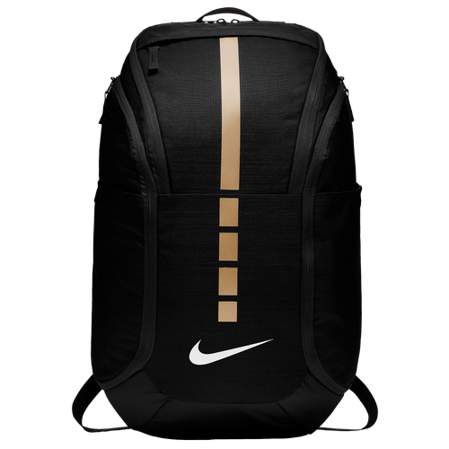 nike black and gold bookbag