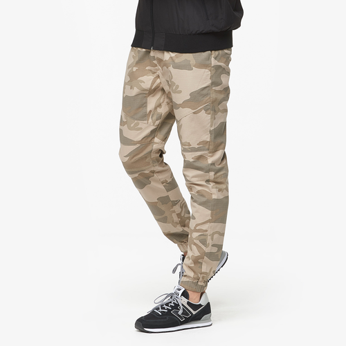 csg cuffed fleece pants camo