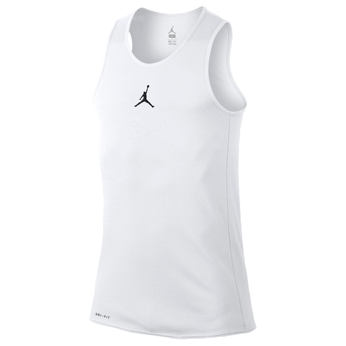 Jordan Rise Dri-FIT Tank - Men's - Basketball - Clothing - White/Black