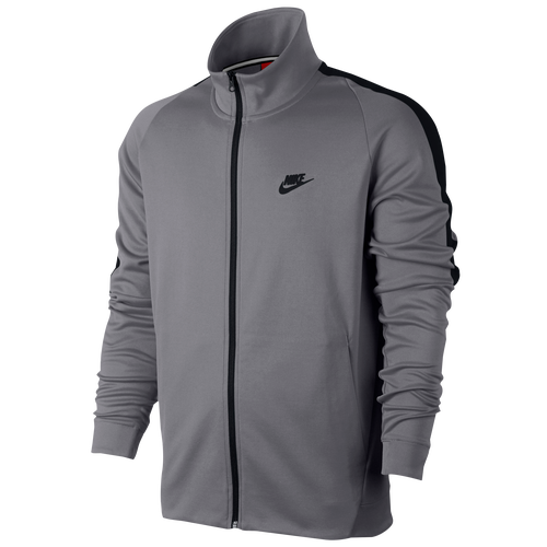 Nike Tribute Jacket - Men's - Casual - Clothing - Pure Platinum/Anthracite