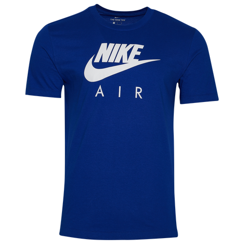 Nike Graphic T-Shirt - Men's - Casual - Clothing - Old Royal/White