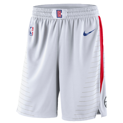 Nike NBA Swingman Shorts - Men's - Clothing - Los Angeles Clippers - White