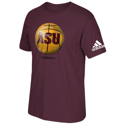 adidas College Logo Ball T-Shirt - Men's - Clothing - Arizona State Sun ...