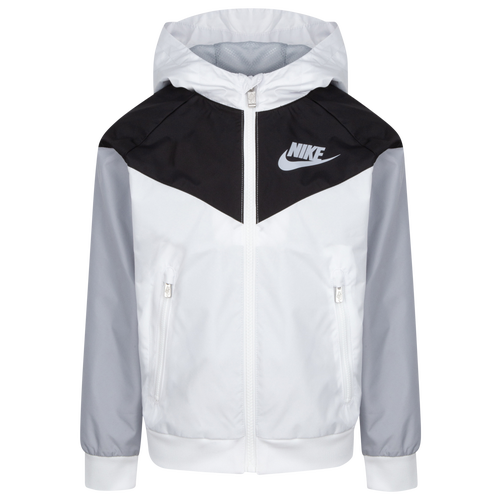 Nike Windrunner Jacket - Boys' Preschool - Casual - Clothing - White ...