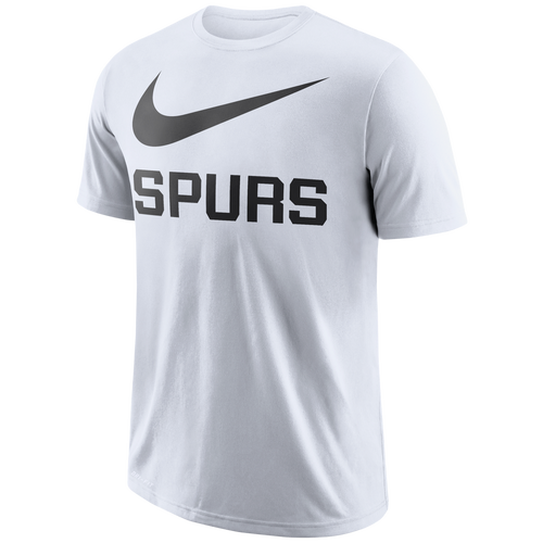 Nike NBA Swoosh Team T-Shirt - Men's - Clothing - San Antonio Spurs - White