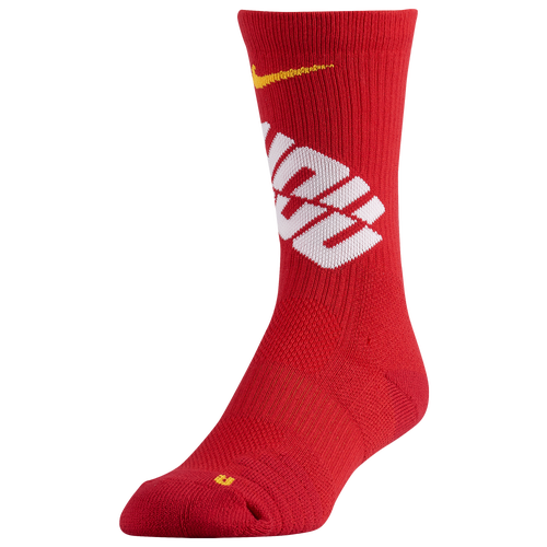 Nike Elite Team Crew Socks Accessories Houston Rockets University Red/White/Amarillo