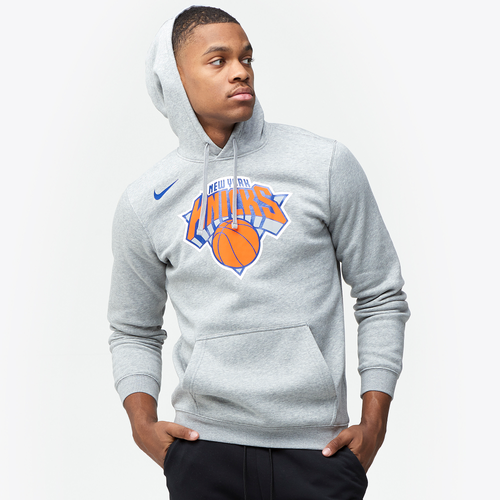 Nike NBA Club Logo Hoodie - Men's - Clothing - New York Knicks - Dark ...