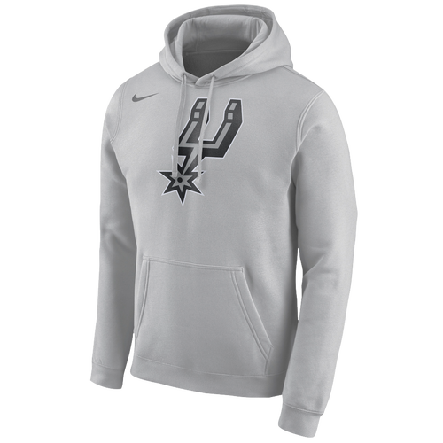 Nike NBA Club Logo Hoodie - Men's - Clothing - San Antonio Spurs - Silver