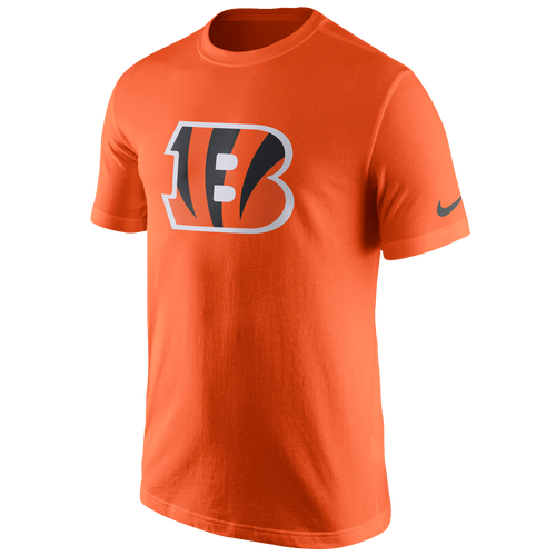 Nike NFL Logo T-Shirt - Men's - Clothing - Cincinnati Bengals - Black