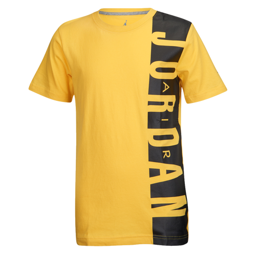 grey and yellow jordan shirt