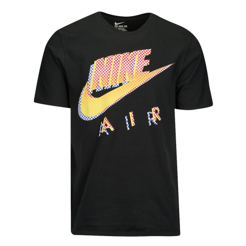 Nike Graphic T-Shirt - Men's - Casual - Clothing - Black/Yellow/Red