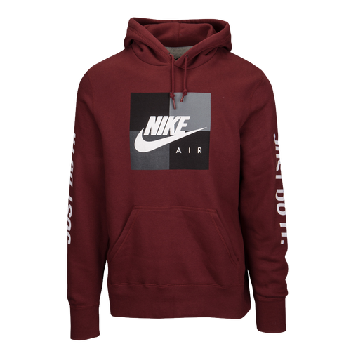 Nike Graphic Hoodie - Men's - Casual - Clothing - Dark Team Red