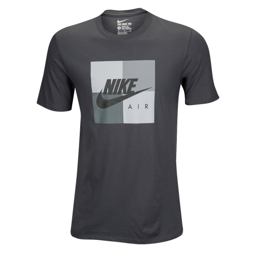 Nike Graphic T-Shirt - Men's - Casual - Clothing - Dark Grey/Platinum/Grey