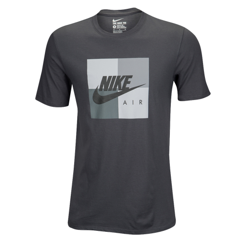 Nike Graphic T-shirt - Men's - Casual - Clothing - Dark Grey Platinum Grey