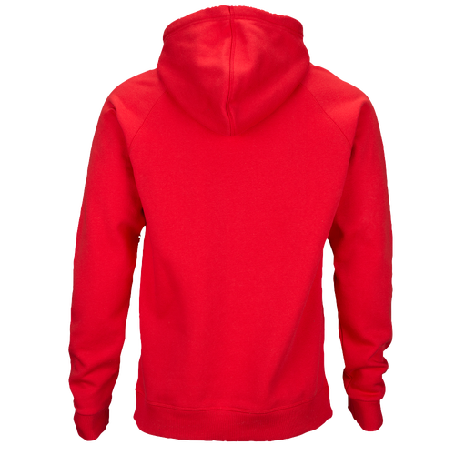 adidas trefoil hoodie red