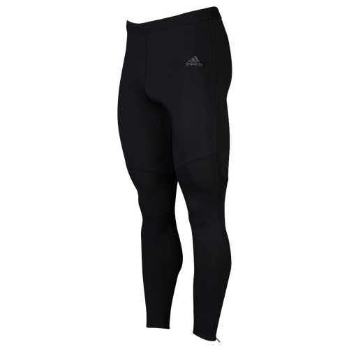 adidas Response Climawarm Tights - Men's - Running - Clothing - Black/Black