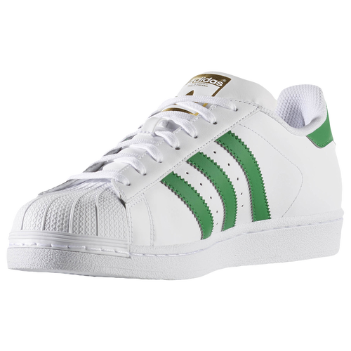 adidas Originals Superstar - Men's - Basketball - Shoes - White/Green ...
