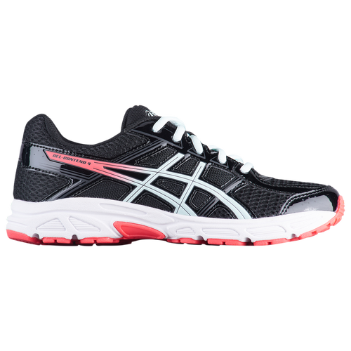 girls black asics