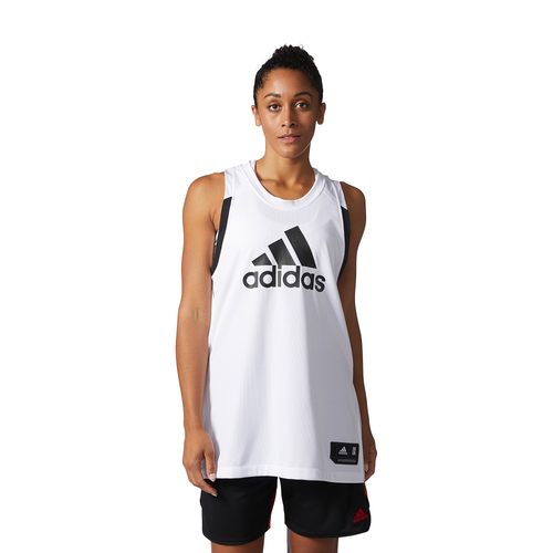 adidas Basketball Jersey - Women's - Basketball - Clothing - White