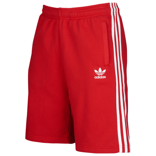 adidas Originals 3 Stripe Shorts - Men's - Casual - Clothing - Scarlet ...