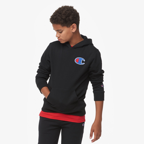 champion black hoodie kids