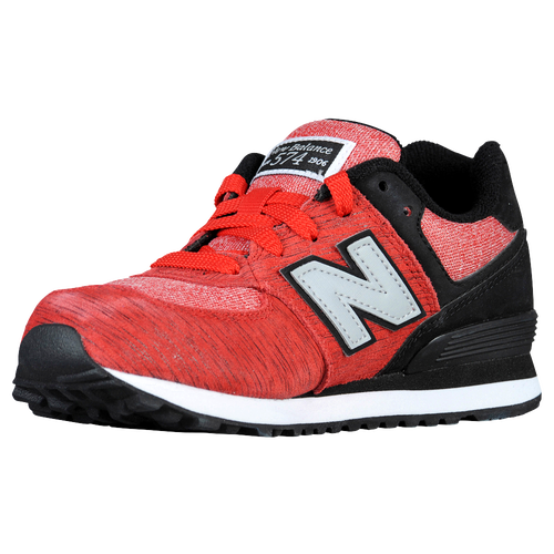 New Balance 574 - Boys' Grade School - Running - Shoes - Red/Black