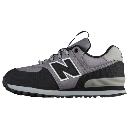 New Balance 574 - Boys' Grade School - Casual - Shoes - Grey/Black