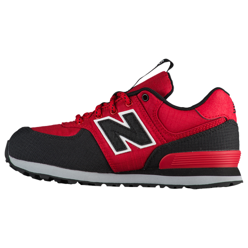 New Balance 574 - Boys' Grade School - Casual - Shoes - Red/Black