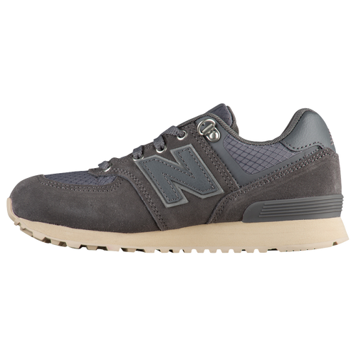 New Balance 574 - Boys' Grade School - Casual - Shoes - Grey/Tan