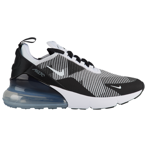 Nike Air Max 270 - Boys' Grade School - Casual - Shoes - Black/White ...