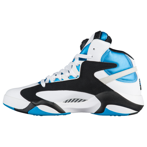 Reebok Shaq Attaq - Men's - Basketball - Shoes - White/Black/Azure Steel