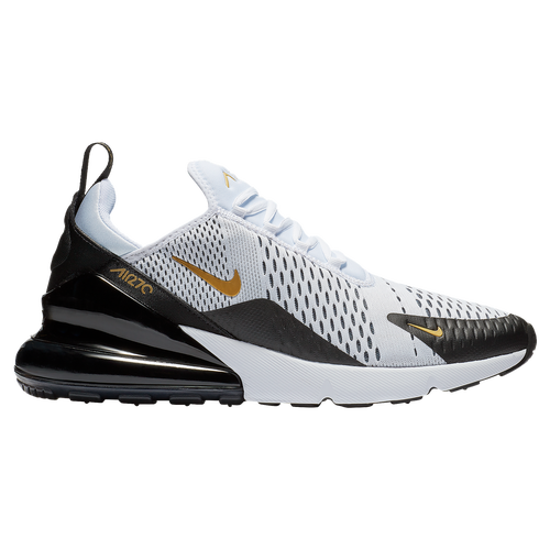 air max 270 black white gold