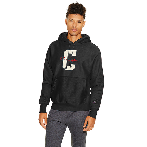 Champion Big C Reverse Weave P/O Hoodie - Men's - Casual - Clothing ...